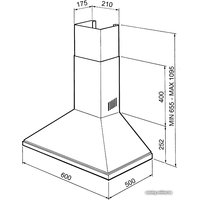 Кухонная вытяжка Smeg KSED65XE