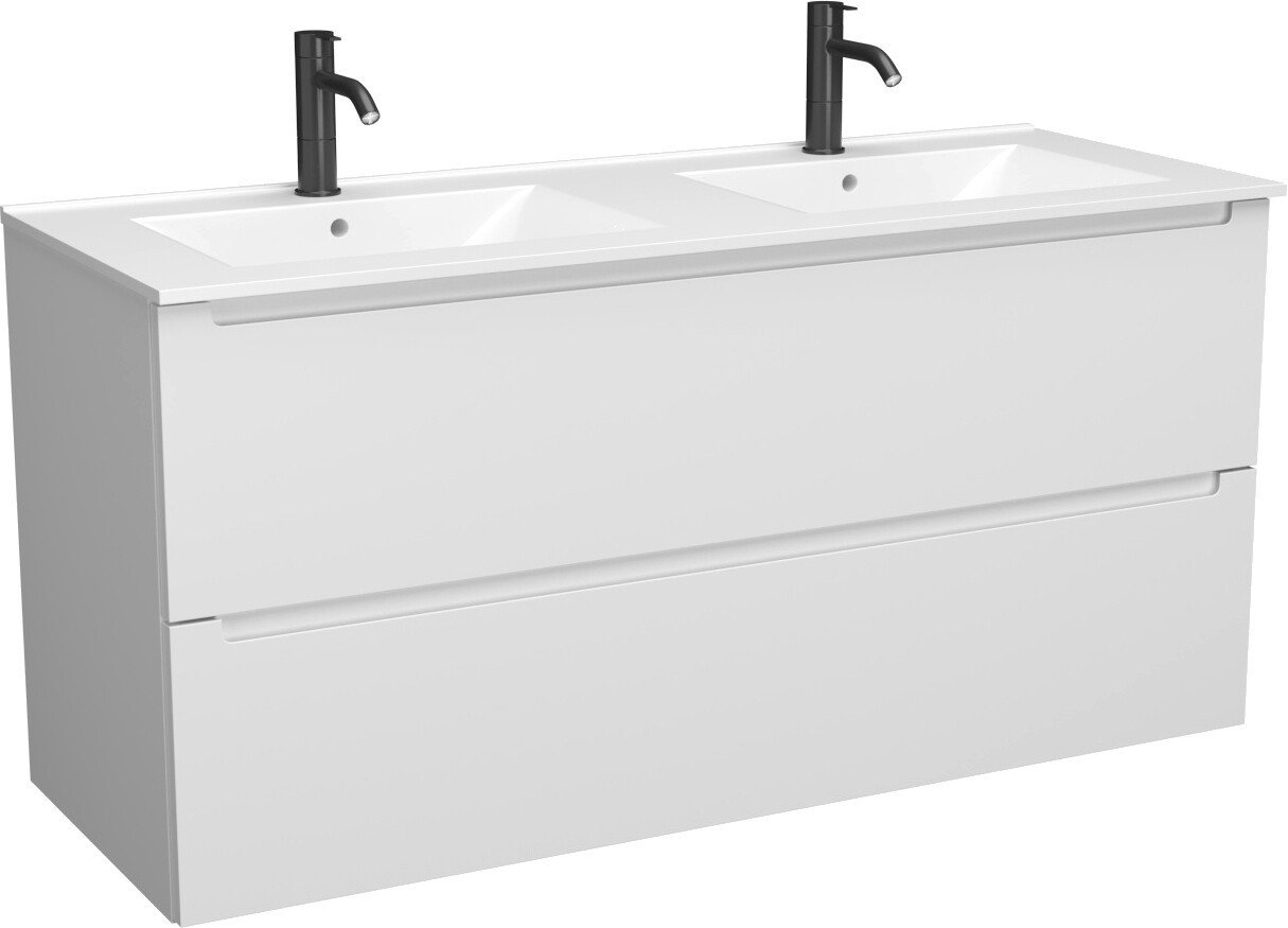 

ЗОВ Тумба с умывальником Дион 120 D120LWP0M9003MKV5-OL120 (белый матовый)