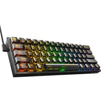 Клавиатура Redragon Fizz (прозрачный/черный)