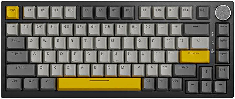 Клавиатура Ajazz AK820 (серый, Ajazz Moon)