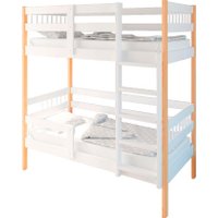 Двухъярусная кровать Pituso Hanna-2 New №7/2 (белый/бук)