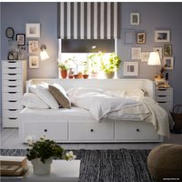 Кровать Ikea Хемнэс 200x80 (белый, оготнес жесткий) 994.281.21