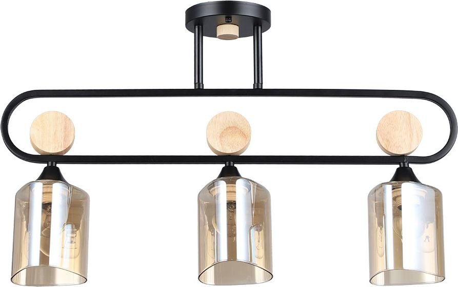 Люстра средней высоты Arte Lamp Glamore A5076PL-3BK