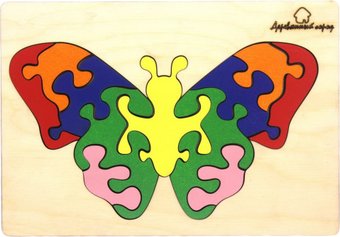 Мозаика/пазл Деревянный город Бабочка П038-ANT