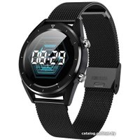 Умные часы NO.1 DT28 (черный, металлический ремешок)