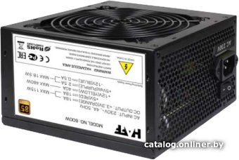 Блок питания HAFF 600W 120mm APFC 80+ Bronze Без кабеля