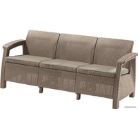 Садовый диван Keter Corfu Love Seat Max (капучино)