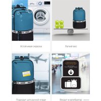 Городской рюкзак Grizzly RU-337-2 (черный/синий)