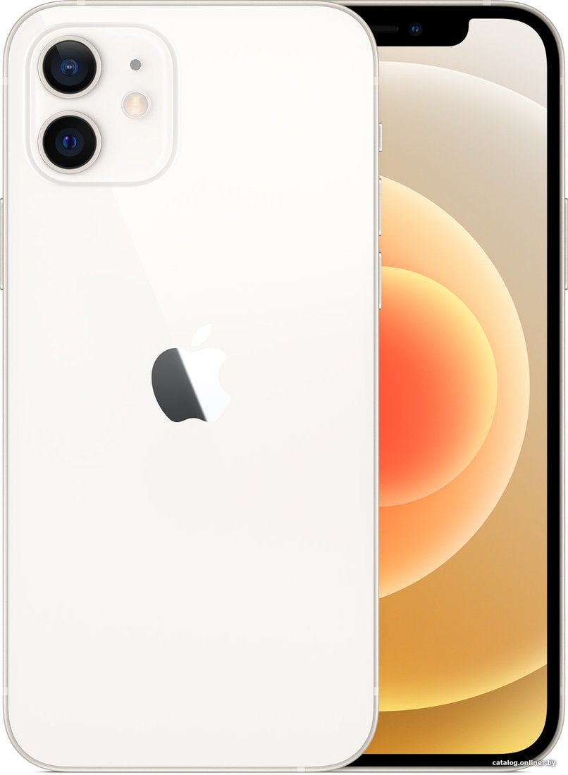 Телефон Apple iPhone 12 Dual SIM 256GB (белый)
