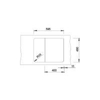 Кухонная мойка Blanco Zia 40 S 527378 (вулканический серый)