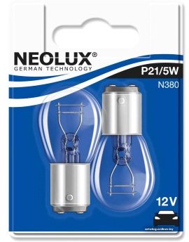 Галогенная лампа Neolux P21/5W Standart 2шт [N380-02B]