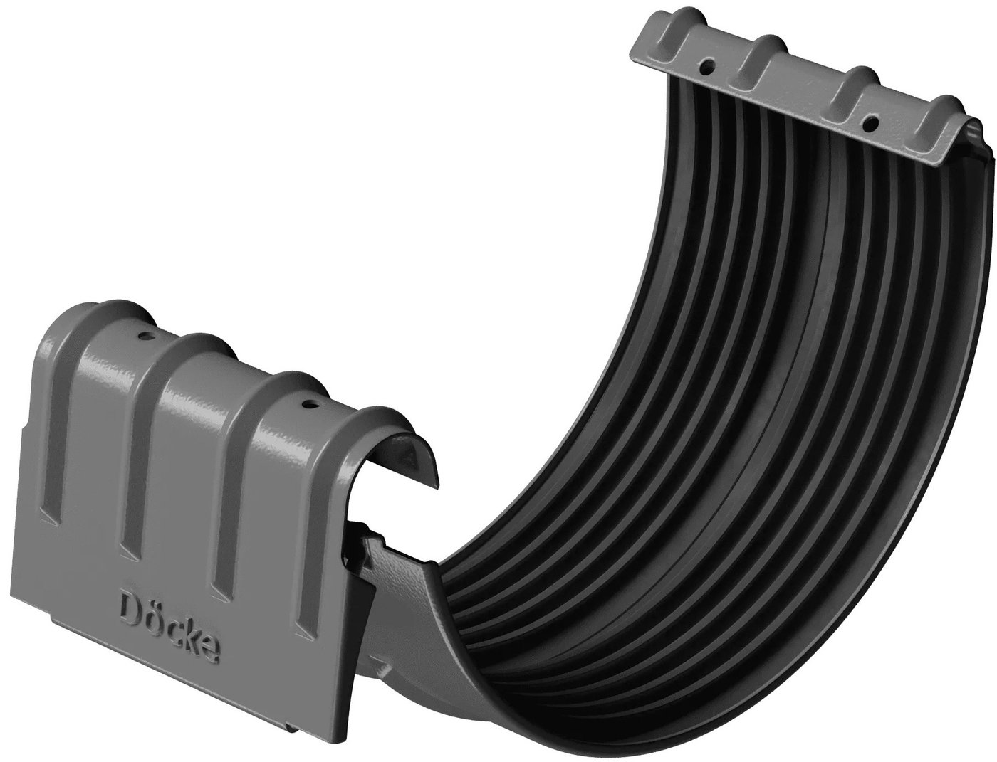 

Кровля Docke Stal Premium Соединитель желобов D125 (графит 7024)