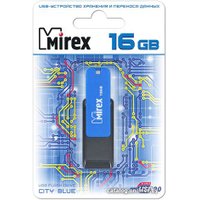 USB Flash Mirex Color Blade City 16GB (синий) [13600-FMUCIB16]