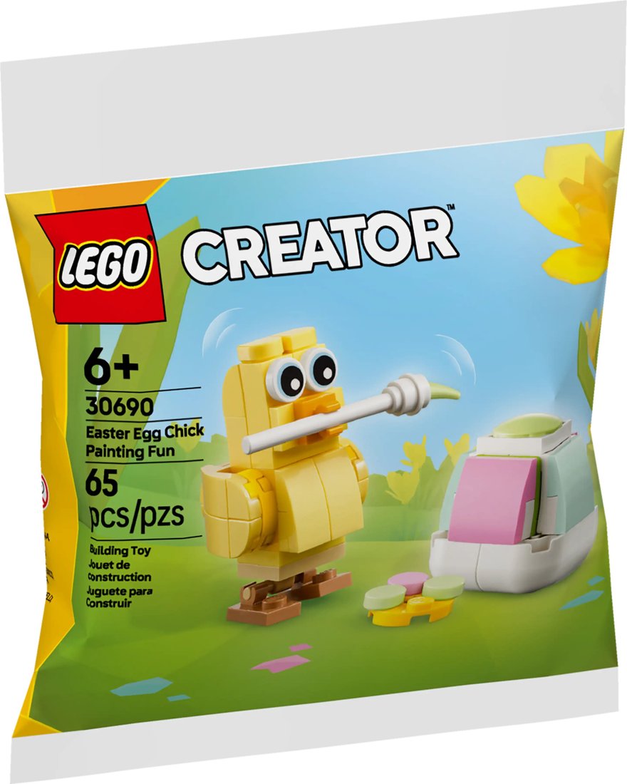 

Конструктор LEGO Creator 3 в 1 30690 Цыпленок раскрашивает пасхальное яйцо
