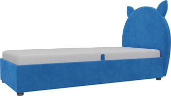 Кровать Mebelico Бриони 820х1880 (велюр, голубой)