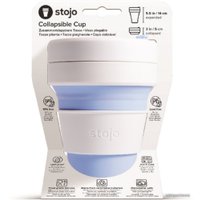 Многоразовый стакан Stojo S2-SKY-C (небо/белый, 0.47 л)