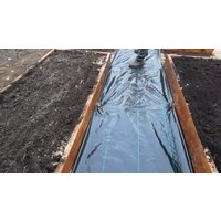 Укрывной материал GreenTerra Агроткань для дорожек между грядками 0,6х50м (100 г/м2, черный) UV