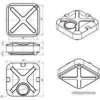 Бак ЭкоПром Rostok 250 л в Мозыре