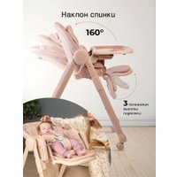 Высокий стульчик PEPPY Sommelier 2.0 (pink)