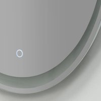 Зеркало с подсветкой  Алмаз-Люкс ЗП-80 57х77