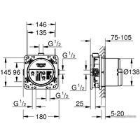 Монтажная коробка Grohe Rapido SmartBox 35600000