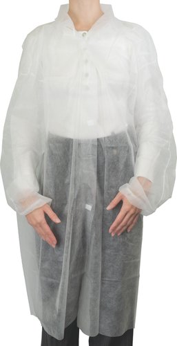 Медицинская экипировка Unitprod на липучках рукав на резинке XXL 25г/м2 110см (10 шт, белый)