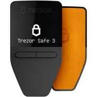 Аппаратный криптокошелек Trezor Safe 3 Bitcoin-only (оранжевый)