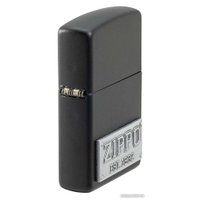 Зажигалка Zippo License Plate Black Matte 48689