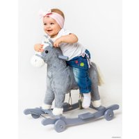 Качалка Amarobaby Prime Лошадка (серый)