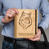 Ежедневник Творческая мастерская "Пуговка" Анастасии Минич А5 Волк (Не бойся)