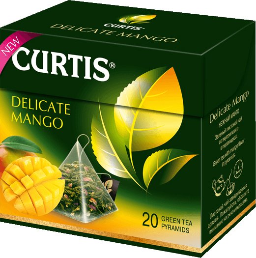 

Зеленый чай Curtis Delicate Mango 20 шт