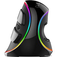 Вертикальная мышь Delux M618 Plus RGB