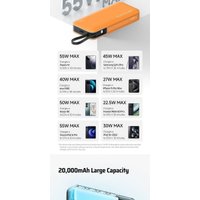 Внешний аккумулятор Cuktech PB200N 20000mAh 55W (светло-серый)