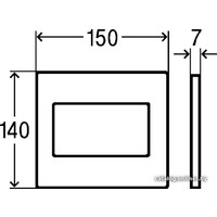 Панель смыва Viega Visign for Style 12 8332.2 (хром) [599 256]