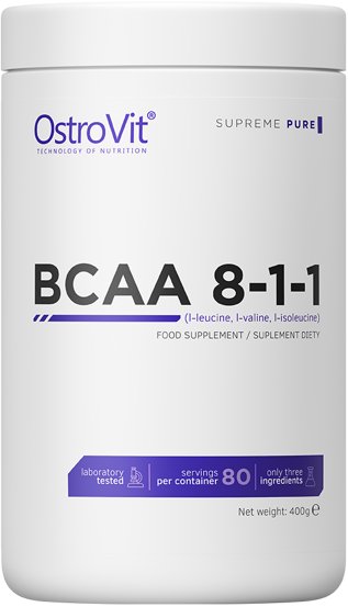 

BCAA OstroVit BCAA 8-1-1 (без вкуса, 400 г)