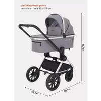 Универсальная коляска Rant MOWbaby Tilda MB064 (2 в 1, серый)