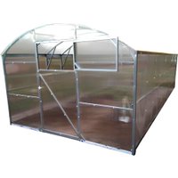 Теплица Импласт Нова прямостенная 3х8м 15576 (с сотовым поликарбонатом)