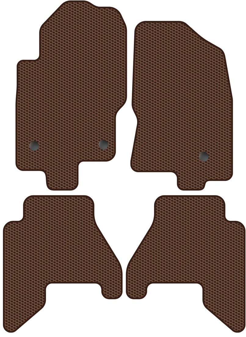 

Комплект ковриков для авто Alicosta Nissan Pathfinder III (suv / R51) 2009 - 2014 (коричневый, сота)