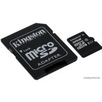 Карта памяти Kingston microSDHC UHS-I (Class 10) 32GB + адаптер [SDC10G2/32GB]