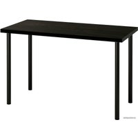 Стол Ikea Лагкаптен/Адильс 094.170.23 (черно-коричневый/черный)