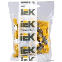 Разъем плоский IEK Рпим URP10-006-D34-6 (100 шт, желтый)