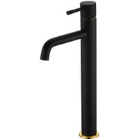 Смеситель Boheme Uno 462-BG (черный/золотой)