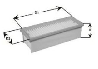 

Воздушный фильтр Clean filters MA3182