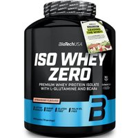 Протеин сывороточный (изолят) BioTech USA Iso Whey Zero (клубника, 1816г)