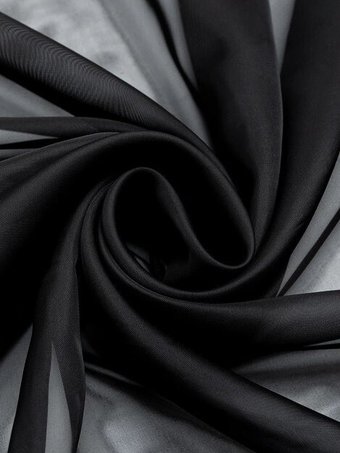 Тюль Amore Mio Однотонная вуаль 6PL lux-69 300x270 91241 (черный)