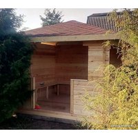 Беседка КомфортПром Четырехскатная (3x3 м)
