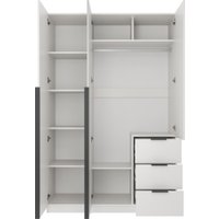 Шкаф распашной Mio Tesoro Мельбурн 3DG3S (белый)