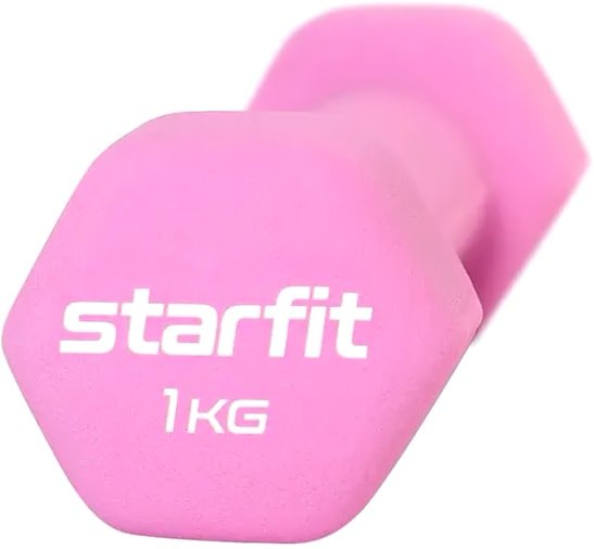

Гантель Starfit DB-201 1 кг (розовый)