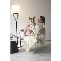 Интерьерное кресло Sheffilton SHT-AMS120 (светло-серый/антрацит)