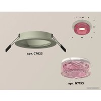 Точечный светильник Ambrella light XC7623022 SGR/PI